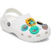 Crocs Boys’ Classic Graphic Monster Print Clogs(Adventure Patch 5-Pack)