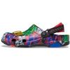 Crocs Boys’ Classic Graphic Monster Print Clogs(Black/Multicolor)