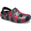 Crocs Boys’ Classic Graphic Monster Print Clogs(Buffalo Plaid)