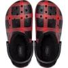 Crocs Boys’ Classic Graphic Monster Print Clogs(Buffalo Plaid)