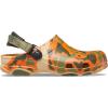 Crocs Boys’ Classic Graphic Monster Print Clogs(Camo Tan/Multi)