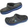 Crocs Boys’ Classic Graphic Monster Print Clogs(Charcoal/Ocean_n)