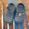 Crocs Boys’ Classic Graphic Monster Print Clogs(Charcoal/Ocean_n)