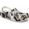 Crocs Boys’ Classic Graphic Monster Print Clogs(Geo Camo – White/Multi)