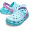 Crocs Boys’ Classic Graphic Monster Print Clogs(Ice Blue/Pool)