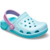 Crocs Boys’ Classic Graphic Monster Print Clogs(Ice Blue/Pool)