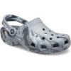 Crocs Boys’ Classic Graphic Monster Print Clogs(Light Grey/Multi)