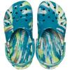 Crocs Boys’ Classic Graphic Monster Print Clogs(Limeade Multi)