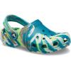 Crocs Boys’ Classic Graphic Monster Print Clogs(Limeade Multi)