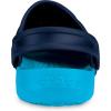 Crocs Boys’ Classic Graphic Monster Print Clogs(Navy/Electric Blue)