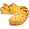 Crocs Boys’ Classic Graphic Monster Print Clogs(Orange Sorbet)
