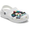 Crocs Boys’ Classic Graphic Monster Print Clogs(Rainbow Celebration)