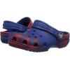 Crocs Boys’ Classic Graphic Monster Print Clogs(Red/Blue)