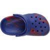 Crocs Boys’ Classic Graphic Monster Print Clogs(Red/Blue)