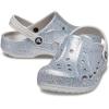 Crocs Boys’ Classic Graphic Monster Print Clogs(Silver)