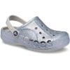 Crocs Boys’ Classic Graphic Monster Print Clogs(Silver)