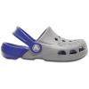 Crocs Boys’ Classic Graphic Monster Print Clogs(Smoke/Cerulean Blue)