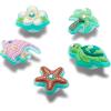 Crocs Boys’ Classic Graphic Monster Print Clogs(Sparkle Under the Sea)