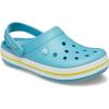 Crocs Boys’ Classic Graphic Monster Print Clogs(Turq Tonic)