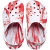 Crocs Boys’ Classic Graphic Monster Print Clogs(White/Flame)