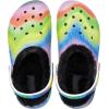 Crocs Boys’ Classic Graphic Monster Print Clogs(White/Multi)
