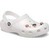 Crocs Boys’ Classic Graphic Monster Print Clogs(White/Multi Color)