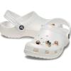 Crocs Boys’ Classic Graphic Monster Print Clogs(White/Multi Color)