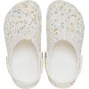 Crocs Boys’ Classic Graphic Monster Print Clogs(White/Multi Paint Splatter)