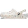 Crocs Boys’ Classic Graphic Monster Print Clogs(White/Multi Paint Splatter)