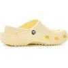 Crocs Boys’ Classic Graphic Monster Print Clogs(Yellow Light)