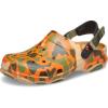 Crocs Boys’ Classic Graphic Monster Print Clogs(Camo Tan/Multi)