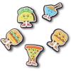 Crocs Boys’ Classic Graphic Monster Print Clogs(Chill Foods 5-Pack)
