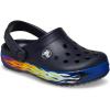 Crocs Boys’ Classic Graphic Monster Print Clogs(Deep Navy)