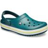 Crocs Boys’ Classic Graphic Monster Print Clogs(Evergreen Tennis Ball Green)