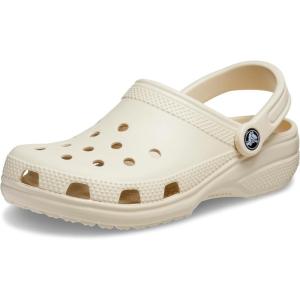 Crocs Boys’ Classic Graphic Monster Print Clogs(Bone)