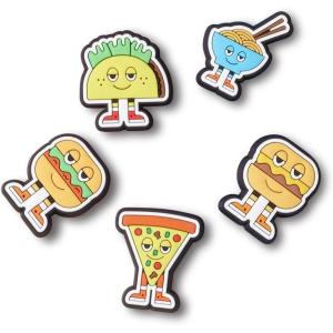 Crocs Boys’ Classic Graphic Monster Print Clogs(Chill Foods 5-Pack)