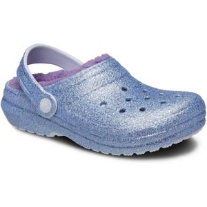 Crocs Boys’ Classic Graphic Monster Print Clogs(Frosted Sequins)