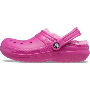 Crocs Boys’ Classic Graphic Monster Print Clogs(Fuchsia Fun)