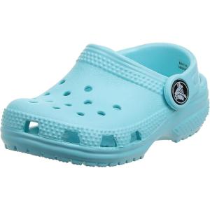 Crocs Boys’ Classic Graphic Monster Print Clogs(Ice Blue/Ice Blue)