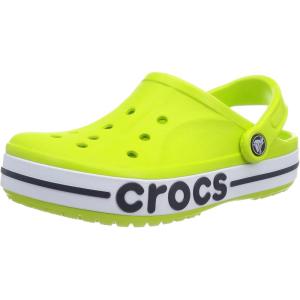 Crocs Boys’ Classic Graphic Monster Print Clogs(Lime Punch Navy)