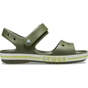 Crocs Boys’ Classic Graphic Monster Print Clogs(Military Green)