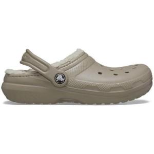 Crocs Boys’ Classic Graphic Monster Print Clogs(Mushroom Bone)