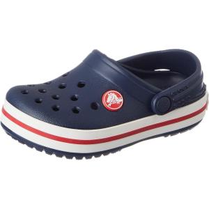 Crocs Boys’ Classic Graphic Monster Print Clogs(Navy/Red_n)