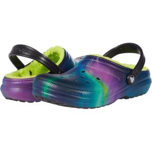 Crocs Boys’ Classic Graphic Monster Print Clogs(Northern Lights)
