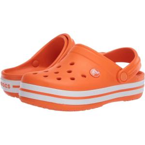 Crocs Boys’ Classic Graphic Monster Print Clogs(Orange)