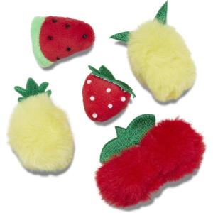 Crocs Boys’ Classic Graphic Monster Print Clogs(Pom Pom Fruit Salad)
