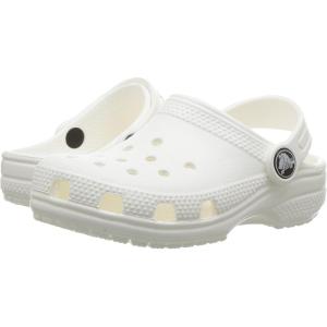 Crocs Boys’ Classic Graphic Monster Print Clogs(White)