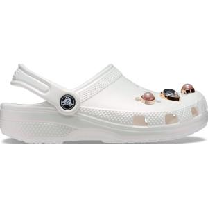 Crocs Boys’ Classic Graphic Monster Print Clogs(White/Multi Color)