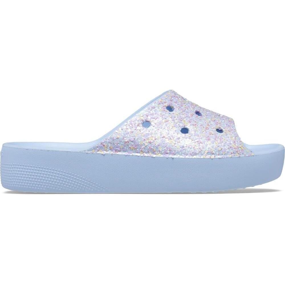 image:imageCrocs Womens Classic Slide Platform SandalsBlue Calcite Multi