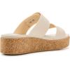 Crocs Women’s Brooklyn Cork Buckle Sandals(Frappe)